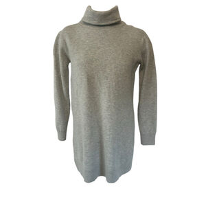 Aritzia Babaton Long Sweater linen and wool blend Gray Size Small